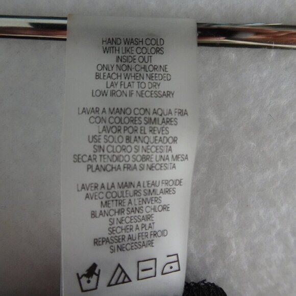 Calvin Klein Sparkle Top Women's Plus Size 2X Black Diamond Dust Sheer Sleeves - Picture 9 of 9